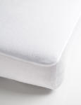 Protectores de colchón de tela de felpa impermeable